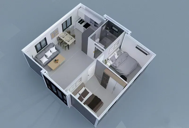 20 ft expandable container house