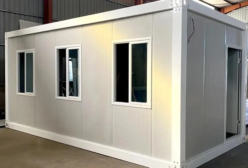 Flat pack fast building container house