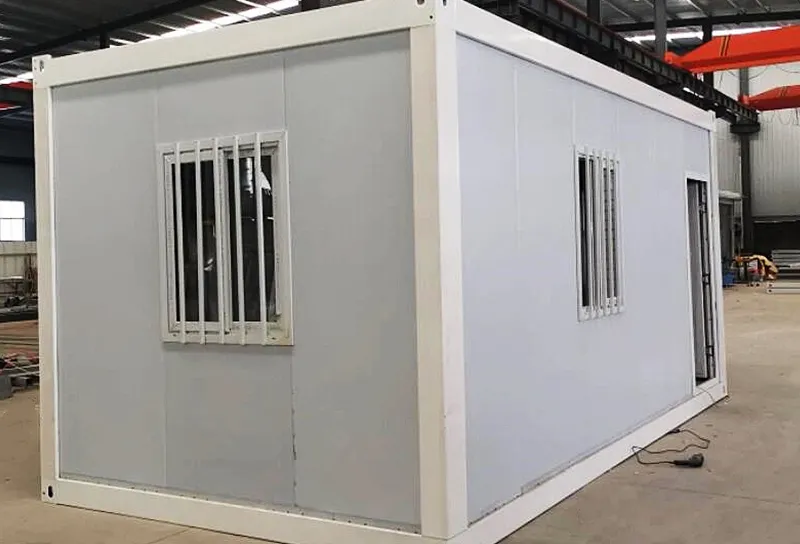 Flat pack fast building container house