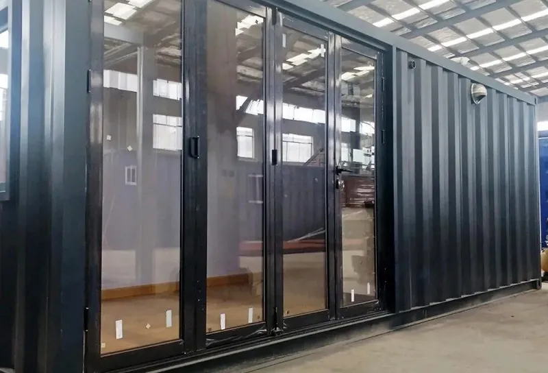 Flat pack fast building container house