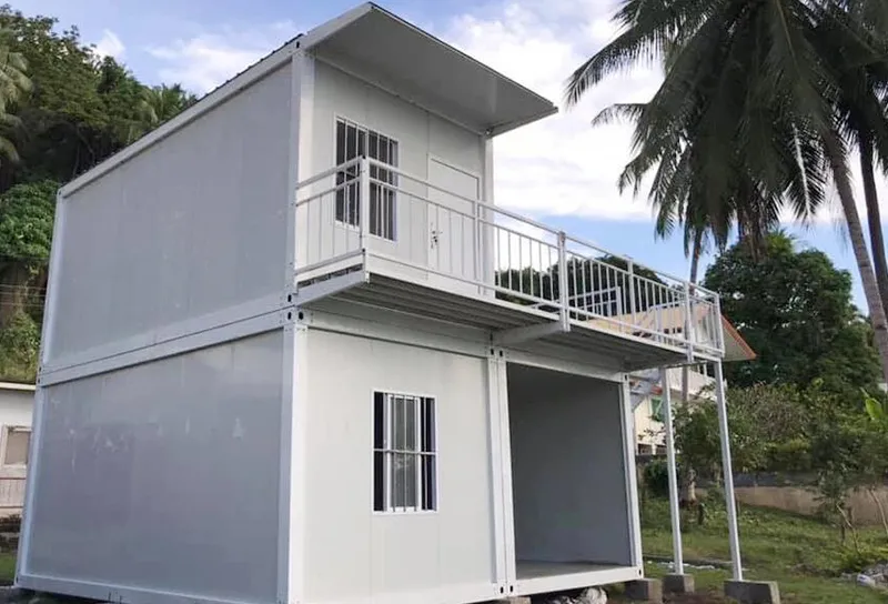 Tiny modular flat pack container house