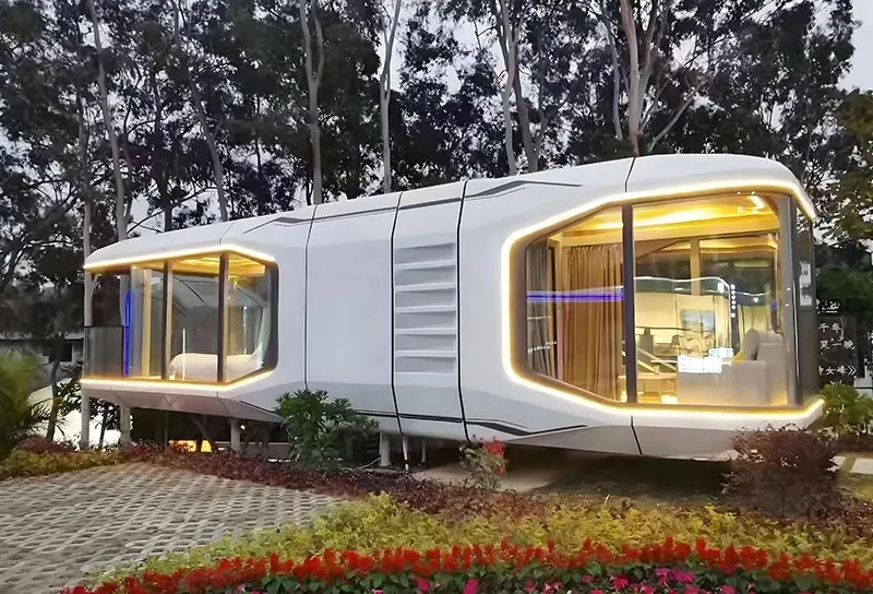 Space Capsule Container House with Smart System