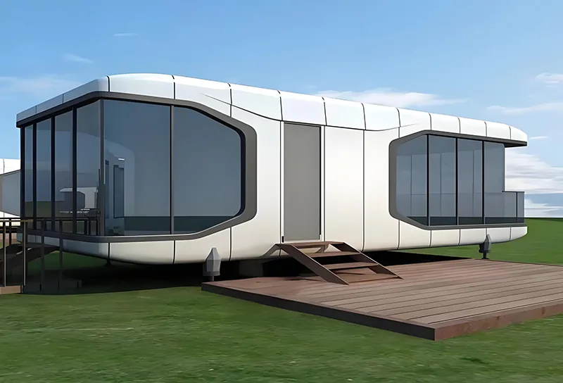 Space Capsule Container House with Smart System