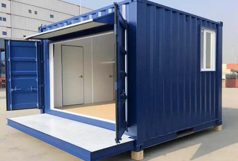 Prefabricated portable container cabin