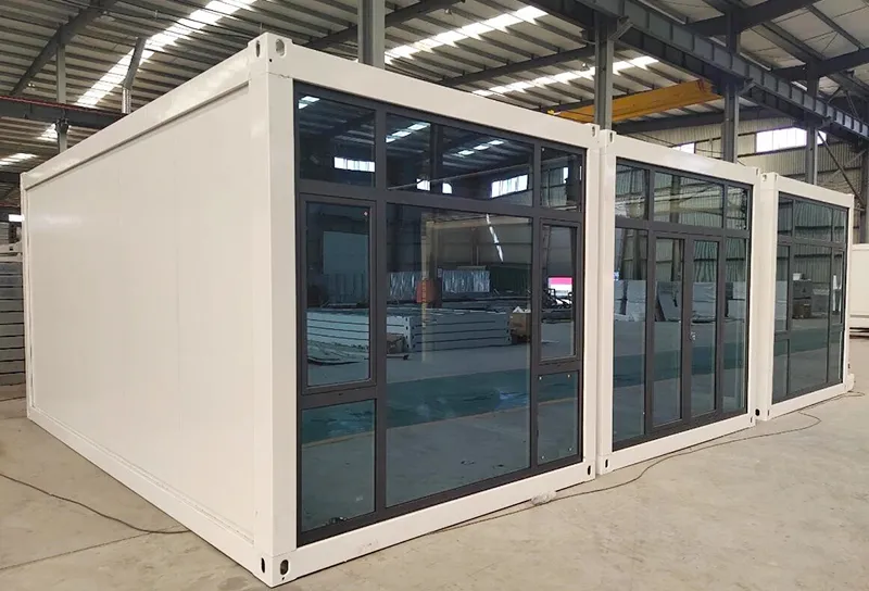 Prefabricated portable container cabin