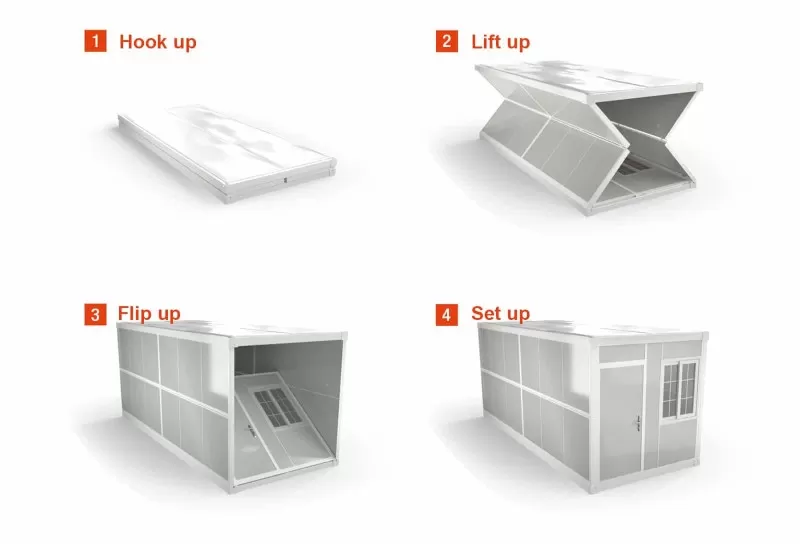 Folding Container House Installation Steps