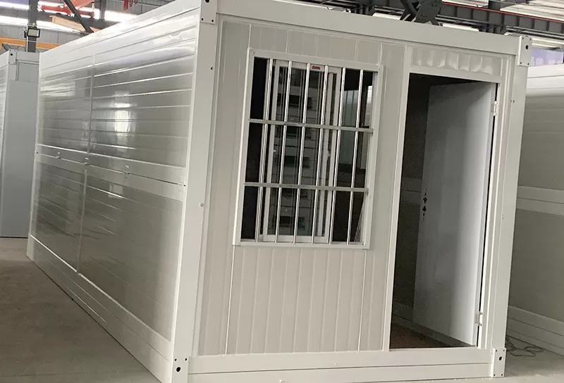 Temporary Galvanized Steel Foldable Container House For Construction