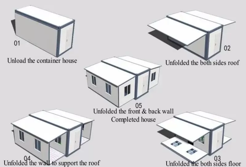 Expandable Container House Installation Steps